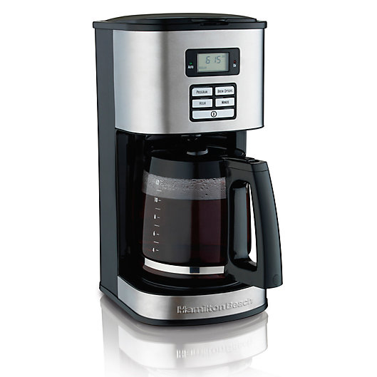 Alternate image 1 for Hamilton Beach® 12-Cup Programmable Coffee Maker in Black