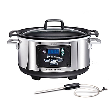 Hamilton Beach&reg; Programmable Set &amp; Forget&reg; 6 qt. Slow Cooker. View a larger version of this product image.