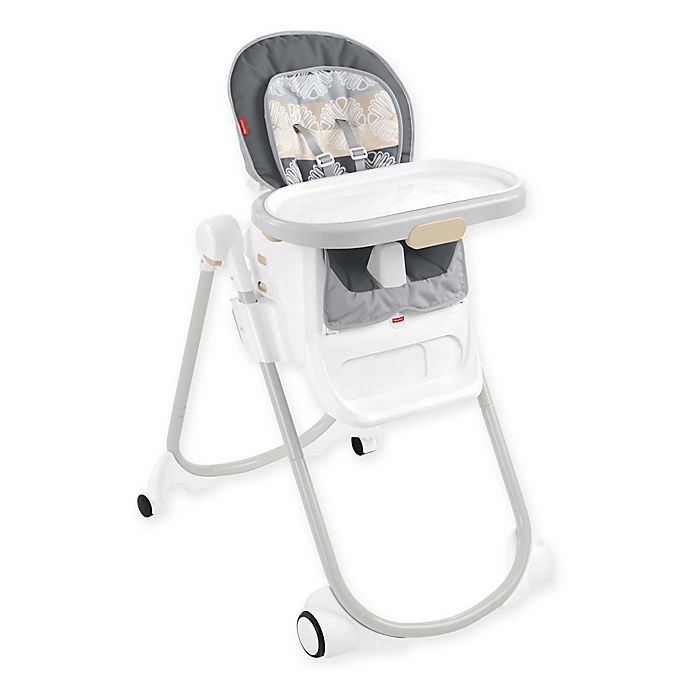 Fisher Price 4 In 1 Total Clean High Chair In Grey White Bed