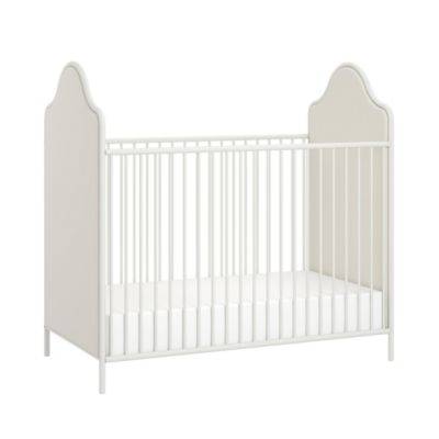 cream baby crib