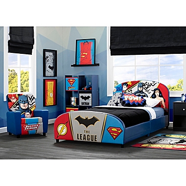 Justice League Child&#39;s Upholstered Bedroom Furniture Collection. View a larger version of this product image.