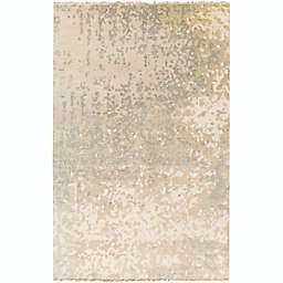 Surya Watercolor 2' x 3' Handcrafted Accent Rug in Ivory