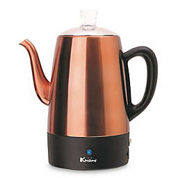 Euro Cuisine&reg; 8-Cup Electric Coffee Percolator in Copper