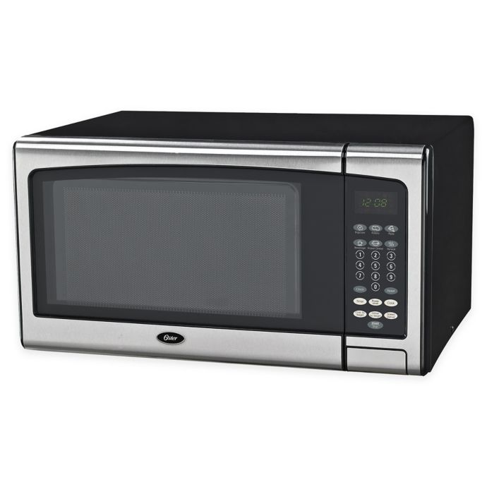 Oster 1 1 Cu Ft Stainless Steel Microwave Oven Bed Bath Beyond