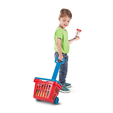 Melissa &amp; Doug&reg; Fill &amp; Roll Grocery Basket Play Set. View a larger version of this product image.