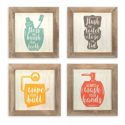 Bathroom Laundry Room Wall Art Bed Bath Beyond