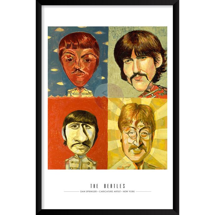 Artography Limited The Beatles 25 Inch X 37 Inch Wall Art Bed Bath Beyond