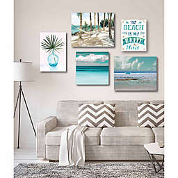 Courtside Market Tropical Tranquility Canvas Wall Art (Set of 5)