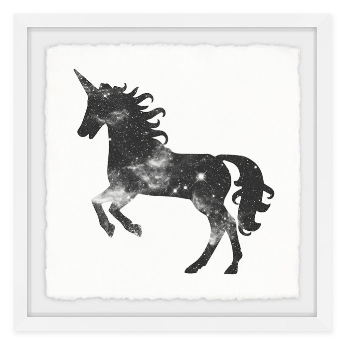 Marmont Hill Space Unicorn Framed Wall Art Bed Bath Beyond