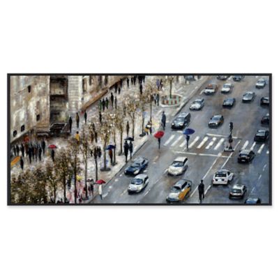 Portfolio Arts Group Champs Elysees Panel 58-Inch x 29-Inch Canvas Wall Art