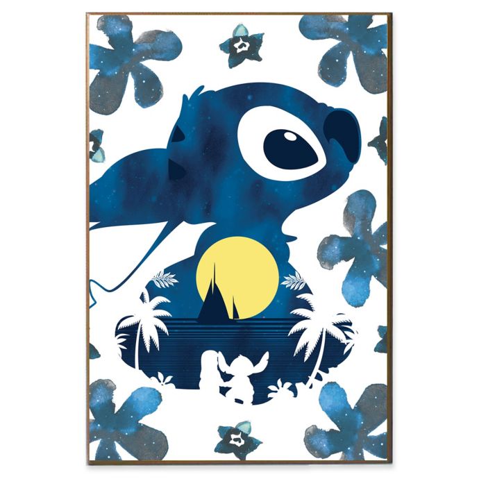 Disney Lilo Stitch Night Sky Silhouette 13 Inch X 19 Inch