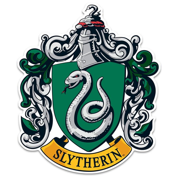 Harry Potter™ Slytherin Crest 12-Inch Square Die-Cut Wall Art | Bed