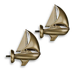 Cambria® Complete Brass Boat Finials (Set of 2)
