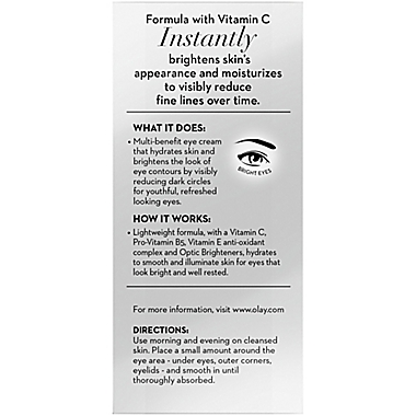 Olay&reg; Eyes .5 fl. oz Brightening Eye Cream for Dark Circles. View a larger version of this product image.