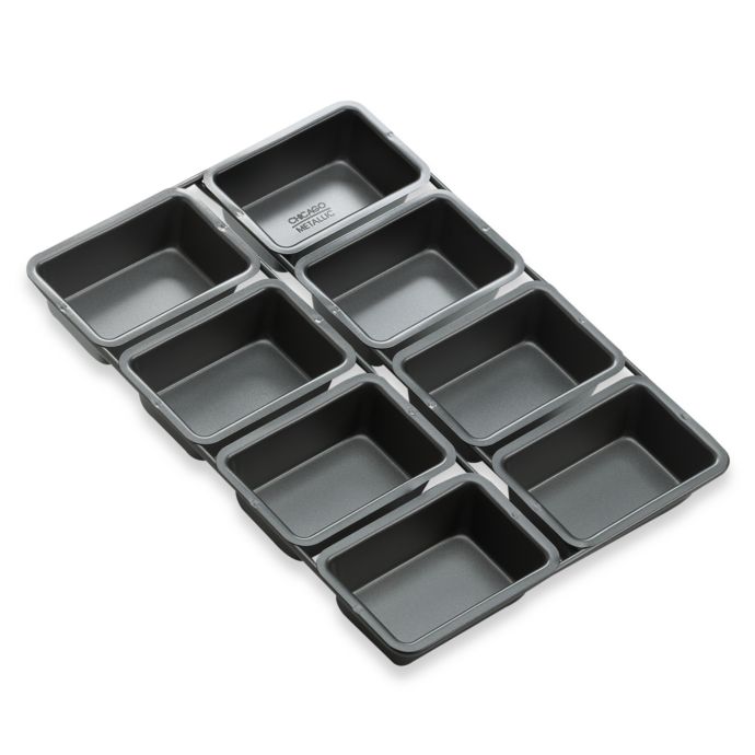 Chicago Metallic™ Nonstick Linked Mini Loaf Pan Bed Bath and Beyond