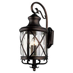Bel Air Lighting Chandler 1-Light Wall Lantern in Rubbed Oil Bronze