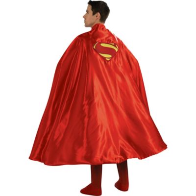 One Size Superman Deluxe Adult Halloween Cape Fandom Shop - superman cape roblox