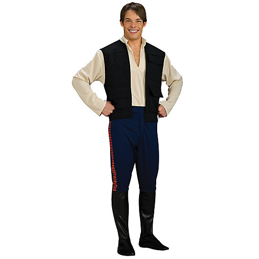 Alternate image 1 for Star Wars™ Deluxe Han Solo Adult Men's Halloween Costume