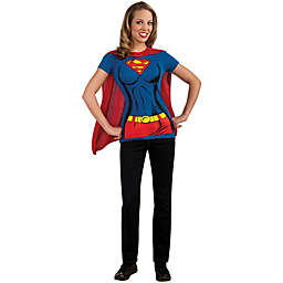 Supergirl Adult Women's T-Shirt Halloween Costume Kit