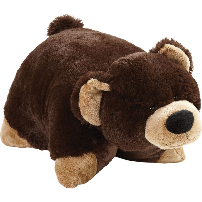 sherpa bear pillow