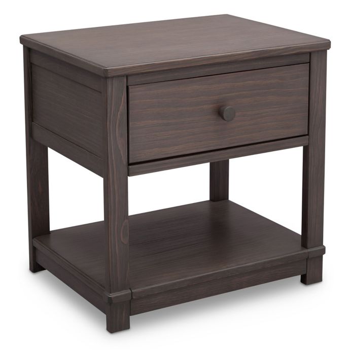 Serta Langston Nightstand In Grey Buybuy Baby