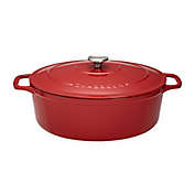 Chasseur&reg; 6.25 qt. Enameled Cast Iron Oval Dutch Oven in Red