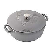 Staub 3.75 qt. Enameled Cast Iron French Oven with Rooster Lid