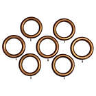 Alternate image 0 for Classic Home Wood Window Curtain Rings in Gold (Set of 7)