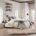 Alternate image 2 for UGG&reg; Tarni Reversible Full/Queen Comforter Set in Charcoal/White