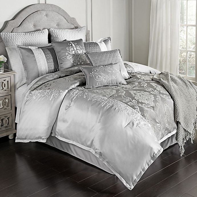 Kolina 14 Piece Comforter Set Bed, Grey King Size Bedding Set Next