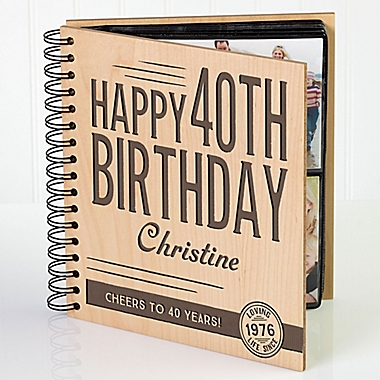 Vintage Age Birthday Photo Album. View a larger version of this product image.