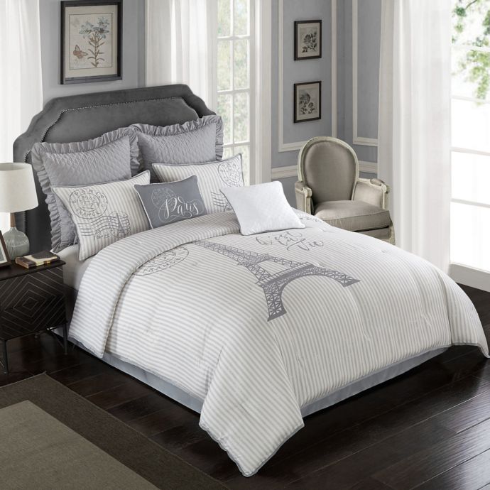 Farmhouse Paris Comforter Set | Bed Bath and Beyond Canada