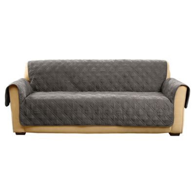 grey pet couch cover