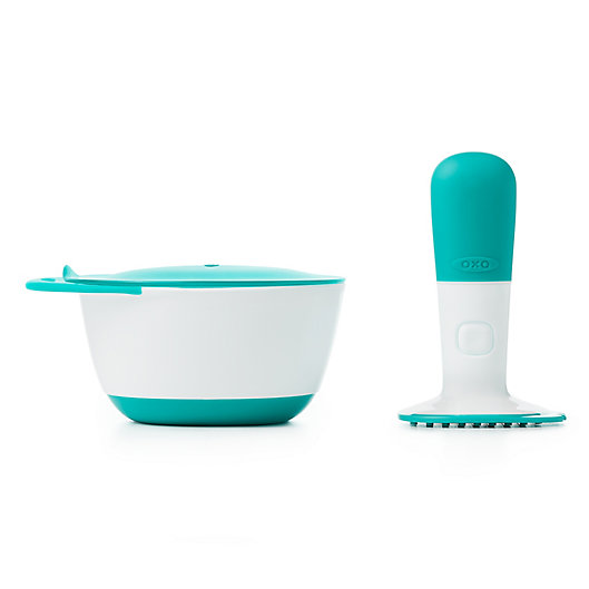 Alternate image 1 for OXO Tot® Food Masher in Teal