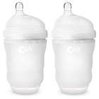 Alternate image 0 for Olababy&reg; GentleBottle 2-Pack 8 fl. oz. Silicone Wide-Neck Baby Bottles in Frost