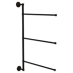 Allied Brass Waverly Place Collection 3-Swing Arm Vertical 28-Inch Towel Bar in Oil Rubbed Bronze
