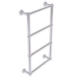 Allied Brass Waverly Place 24-Inch Ladder Towel Bar with Dotted Detail in Polished Chrome