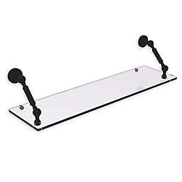 Allied Brass Waverly Place Collection 30-Inch Floating Glass Shelf in Oil Rubbed Bronze