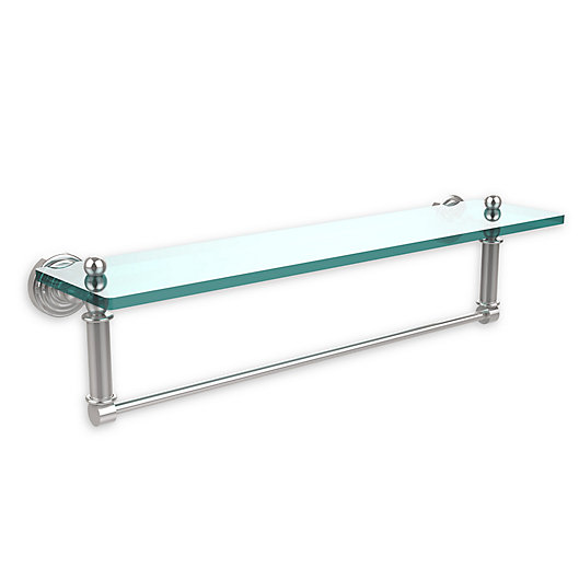 Allied Brass Waverly Place Glass Vanity, Bed Bath And Beyond Glass Bathroom Shelves