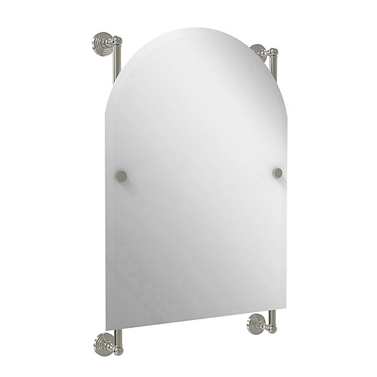 Alternate image 1 for Allied Brass Waverly Place Collection 21-Inch x 32-Inch Frameless Wall Mirror in Satin Nickel