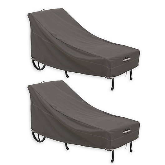 Alternate image 1 for Classic Accessories® Ravenna® Large Patio Chaise Lounge Covers (Set of 2)
