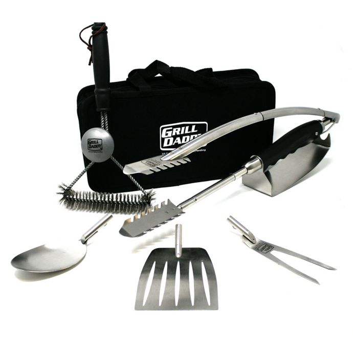 Grill Daddy® 7in1 BBQ Tool Set with Grill Brush Bed Bath & Beyond