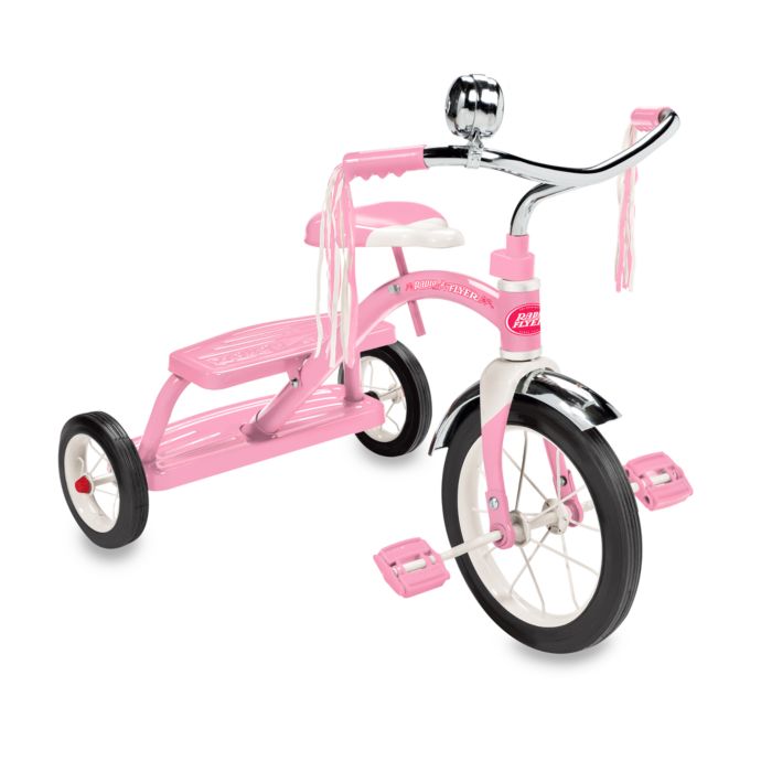 Radio Flyer Classic Pink Dual Deck Tricycle Buybuy Baby