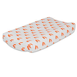The PeanutShell™ Fox Changing Pad Cover in Grey