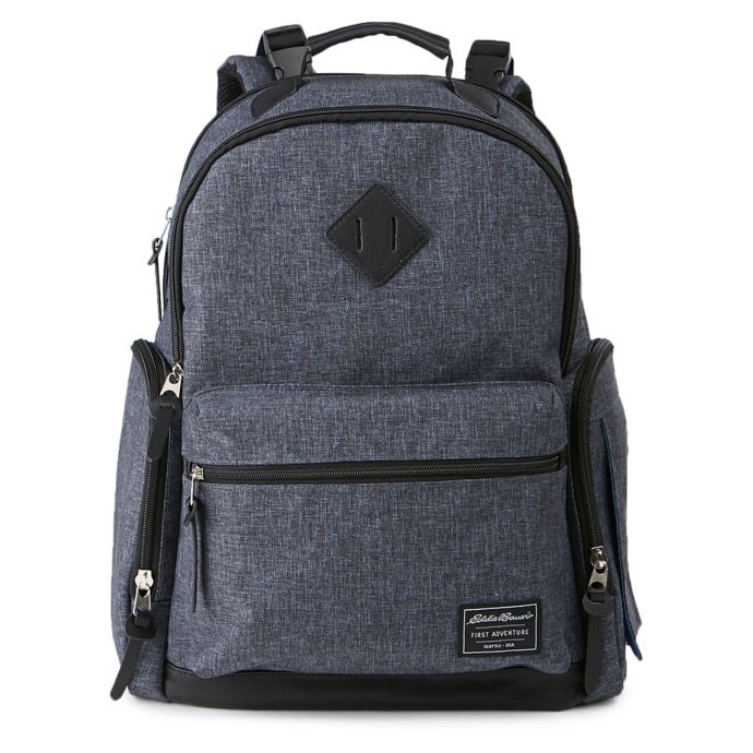 Eddie Bauer® Bridgeport Backpack Diaper Bag in Navy | Bed Bath & Beyond