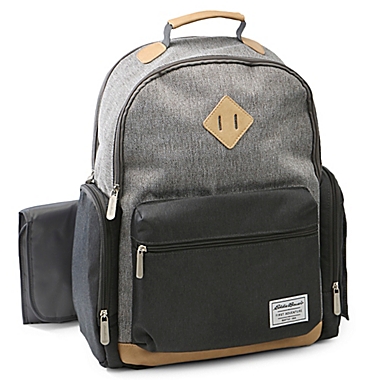 Eddie Bauer&reg; Bridgeport Backpack Diaper Bag in Grey. View a larger version of this product image.