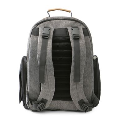 Eddie Bauer&reg; Bridgeport Backpack Diaper Bag in Grey. View a larger version of this product image.