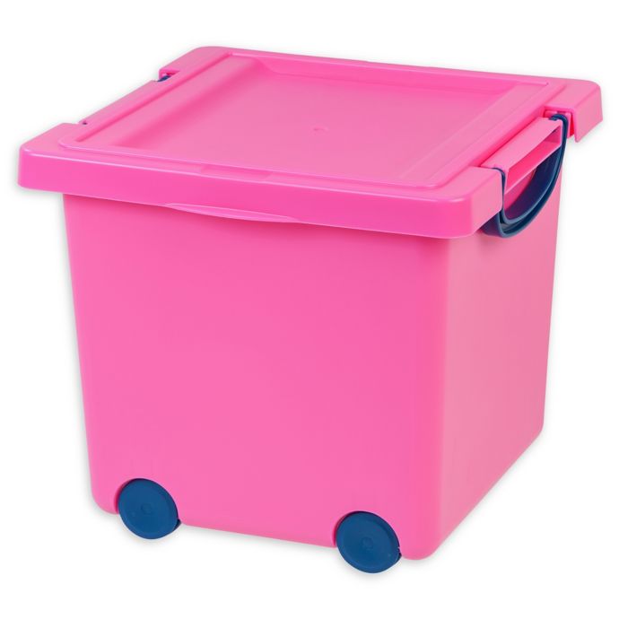 black toy storage box