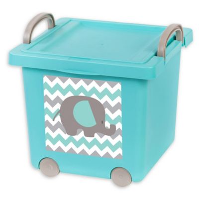 toy storage box on wheels