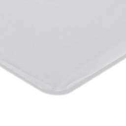 LA Baby® Fitted Mini/Portable Crib Sheet in White